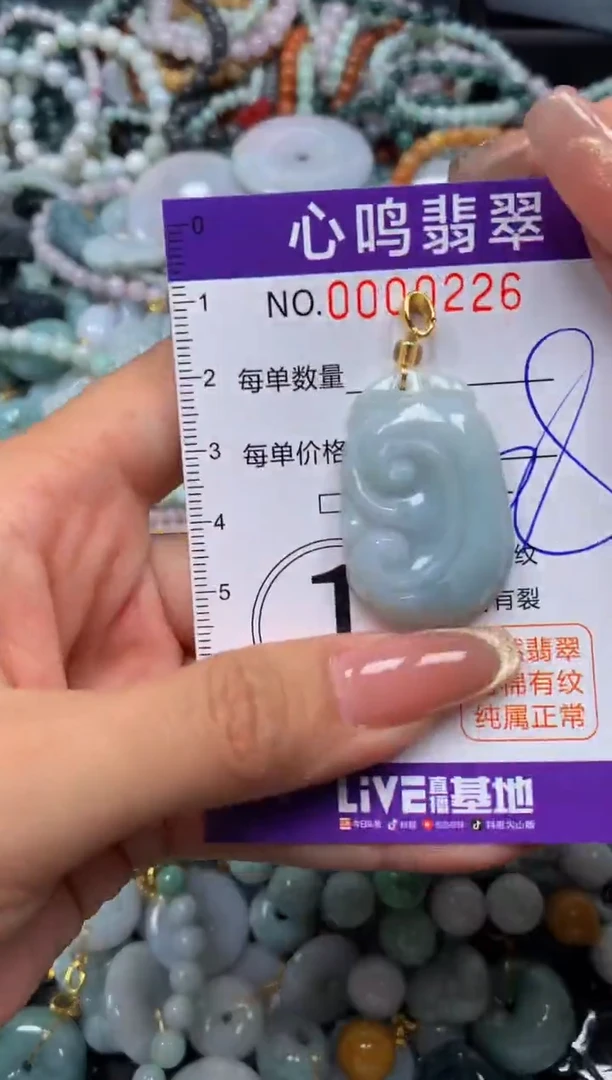 翡翠未镶嵌颈饰闪购00226