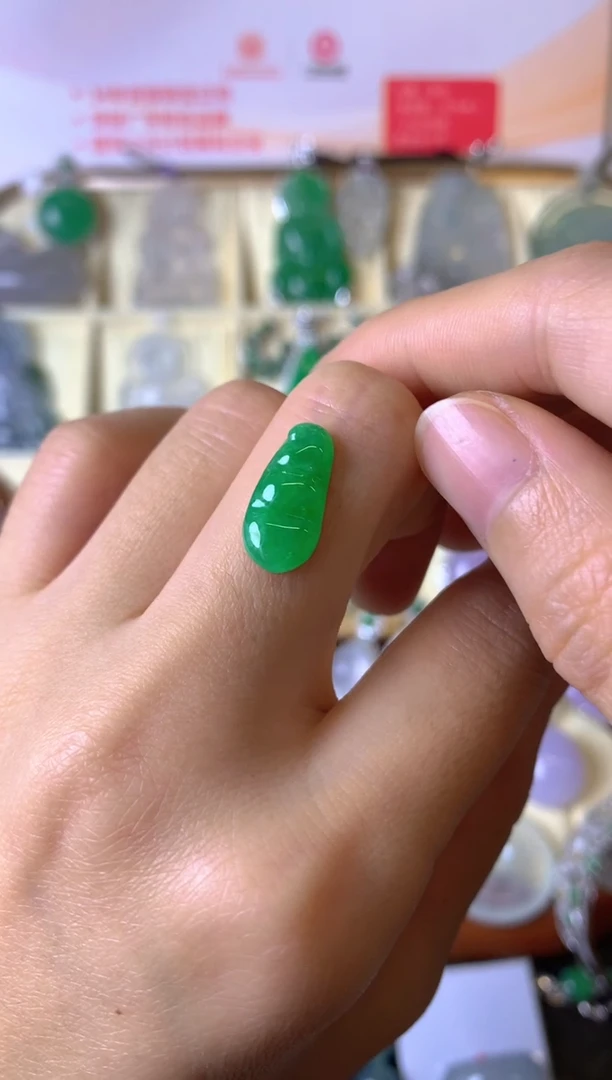 【闪购商品】定制翡翠未镶嵌1裸玉（客户意向镶嵌）