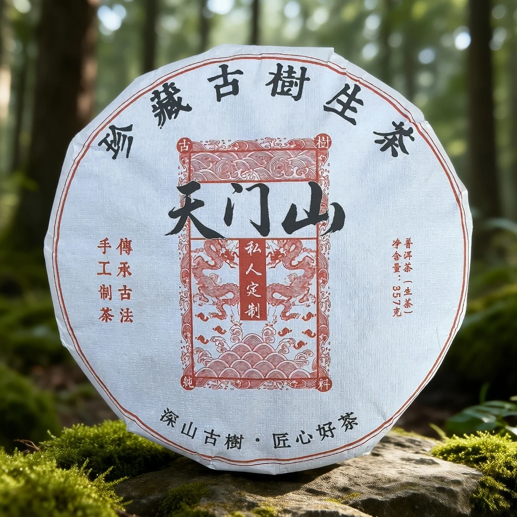 2015年 天门山高杆【私人订制】357g/饼 普洱生茶(西双版纳茶区)