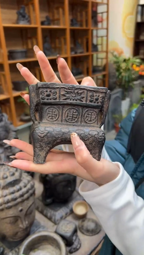 陶土【火山泥】香炉