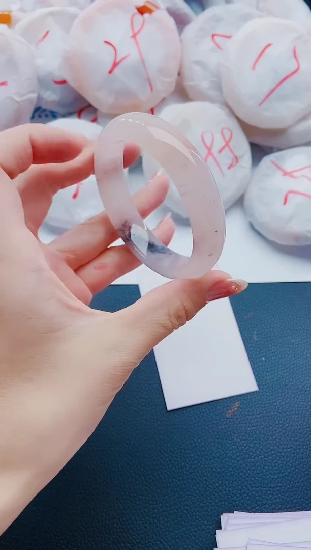 未镶嵌手镯石英质玉H6-57-58