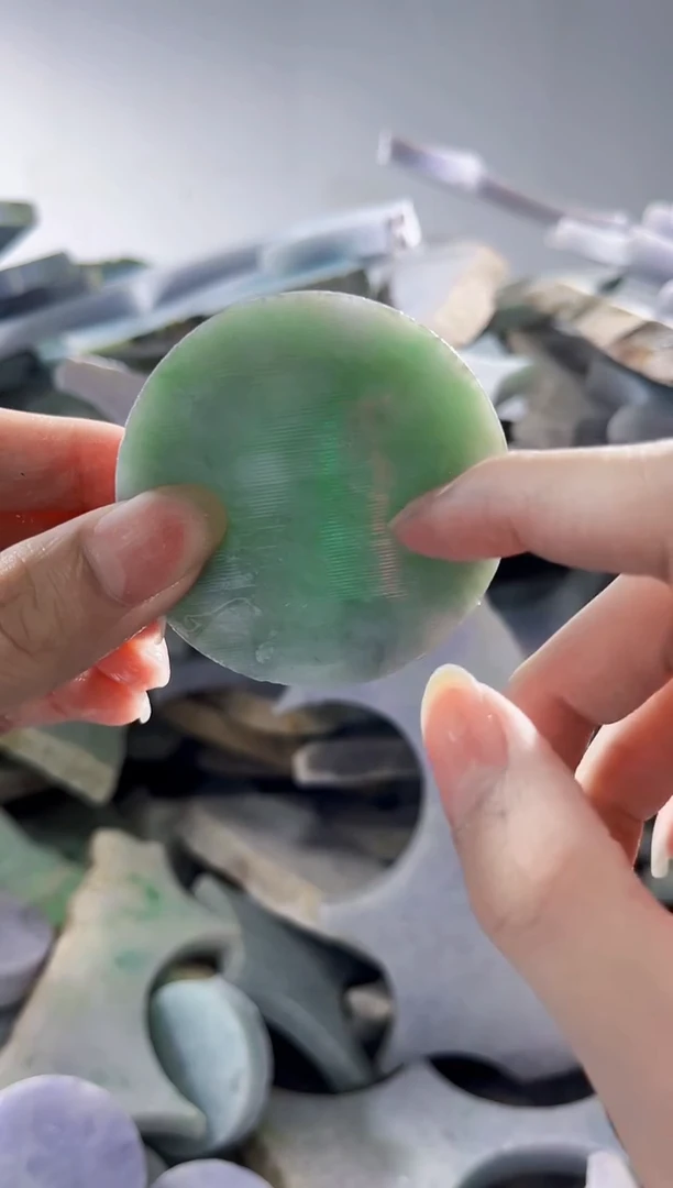 裸石翡翠缅甸翡翠A货陈6415