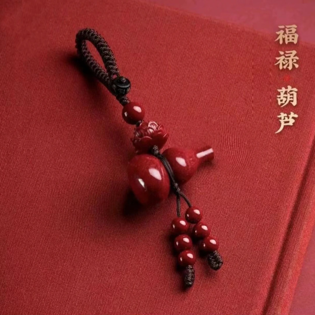 2025年新款葫芦吊坠钥匙扣葫芦莲花钥匙吊坠挂件