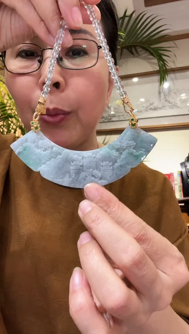 【闪购商品】翡翠颈饰未镶嵌国风