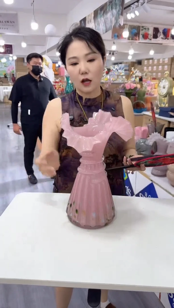 琉璃瑞棋花瓶花器U-晚6
