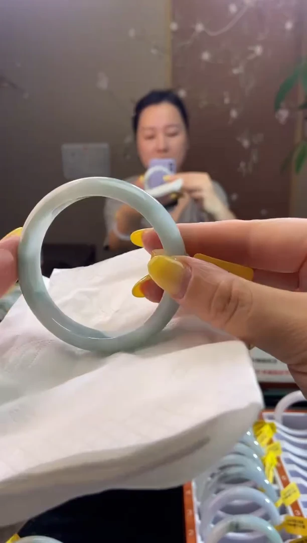 未镶嵌手镯翡翠5758圈口d