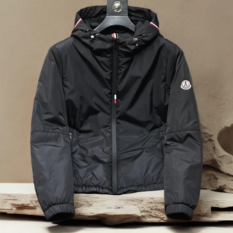 诺顿雷斯秋冬季夹克男装欧洲站潮牌纯色欧货防风修身连帽大码外套