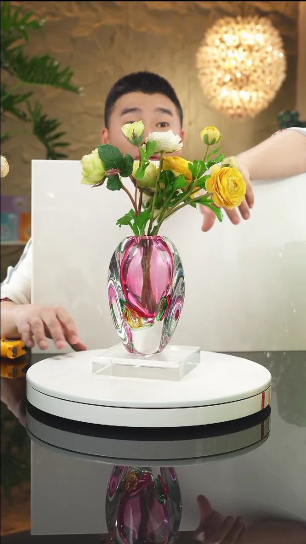 【闪购商品】瓷片福利金红花瓶香薰瓶