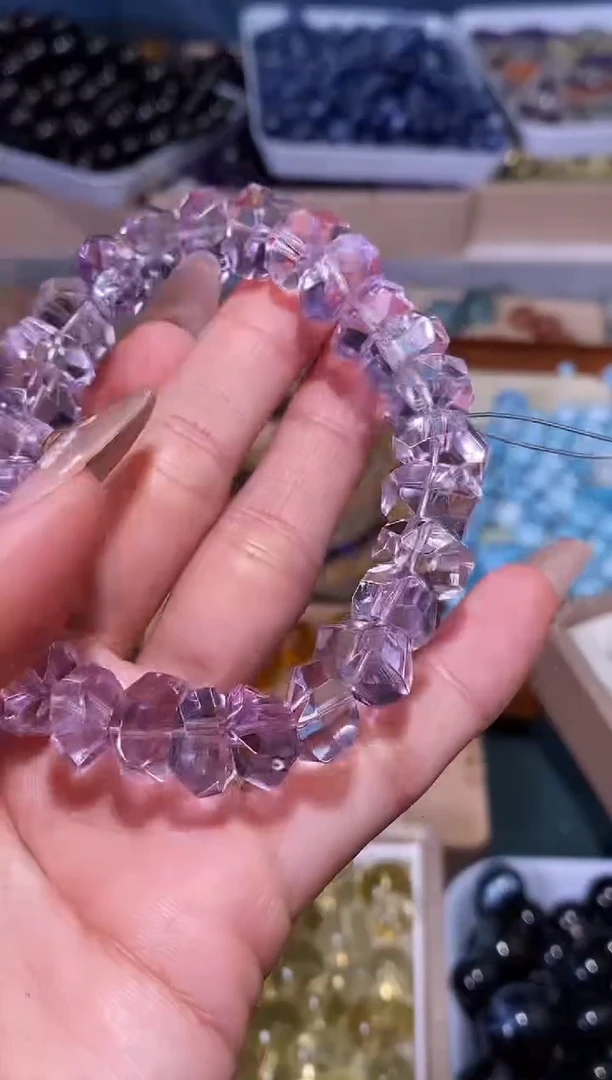 未镶嵌手串水晶K07玻利维亚钻切隔珠一颗