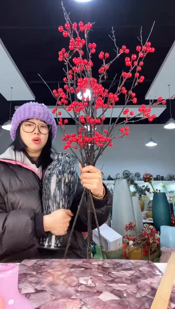 【闪购商品】琉璃慕忆家花瓶5支