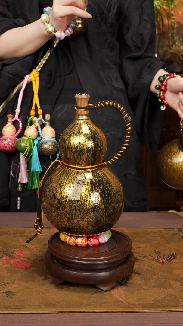 96--高端工艺大漆酒葫芦--238