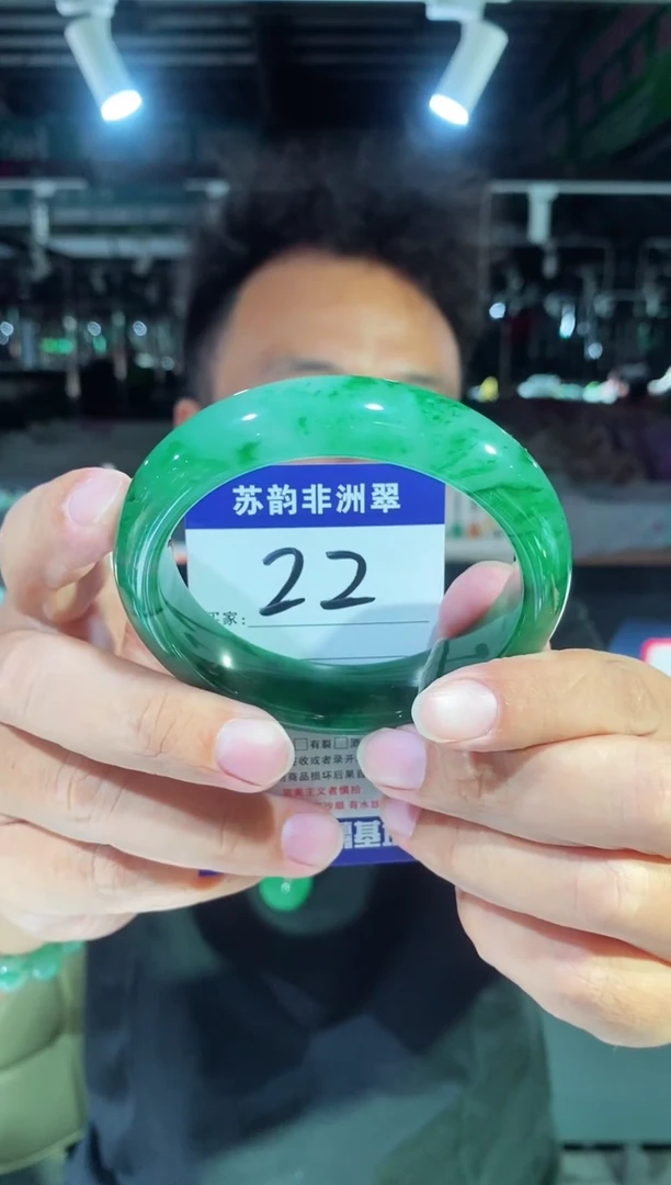 未镶嵌手镯石英质玉（非洲翠）63.6