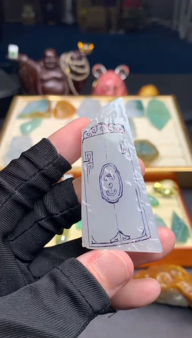未镶嵌定制翡翠静*心天然翡翠裸石（包工）