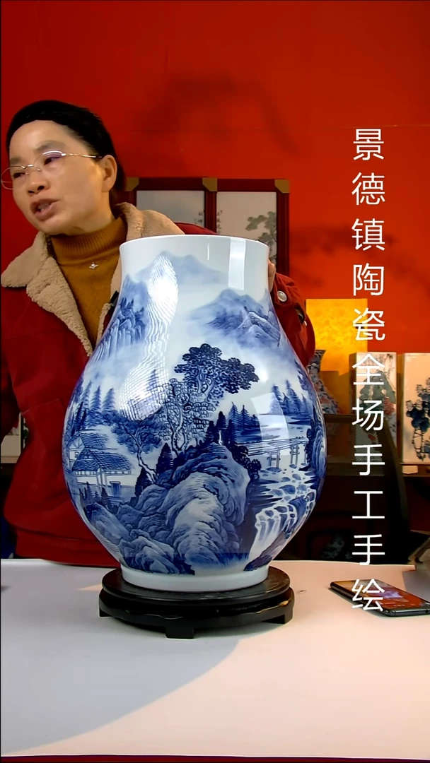 摆件陶瓷景德镇陶瓷 全场手工手绘