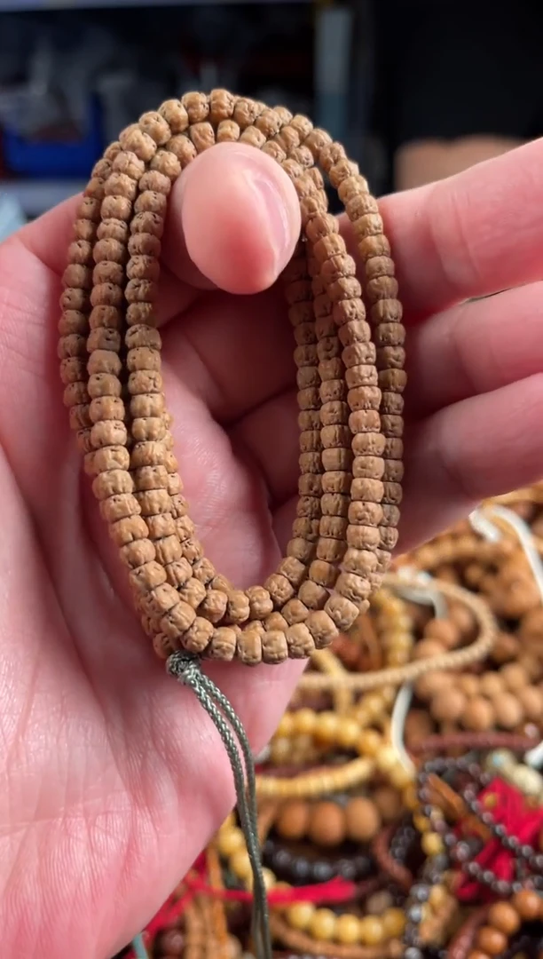 金刚菩提手串王胖子文玩工作室龙切佛手