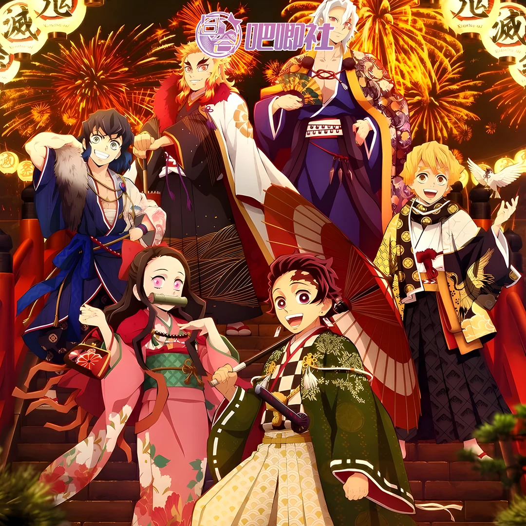 【大转盘】吧唧社《鬼灭之刃》色纸 二创 收藏 耶奶代拆拆盒