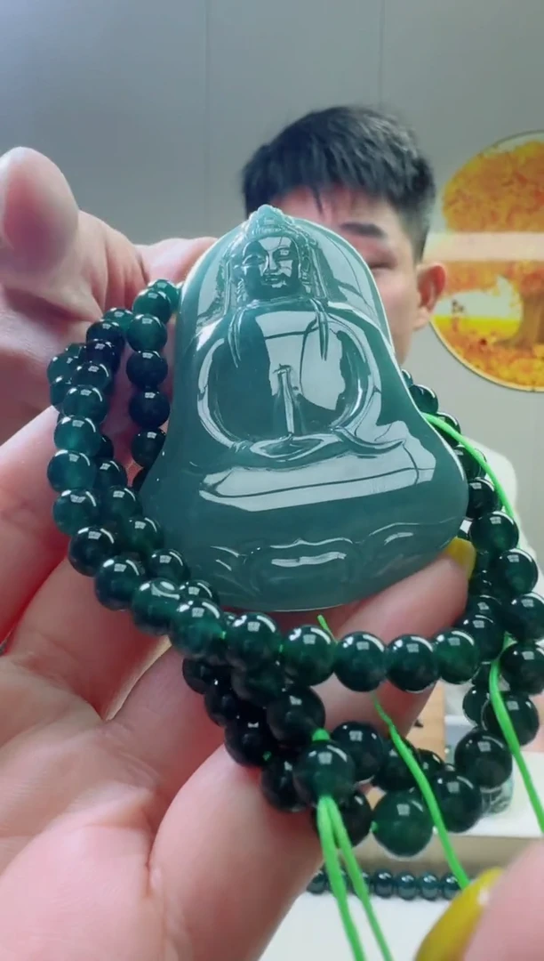 颈饰未镶嵌翡翠天然A货翡翠  多样性随机发其一
