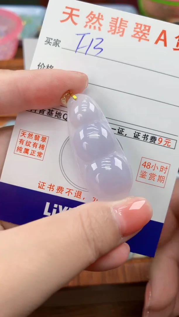 颈饰未镶嵌翡翠天然A货翡翠挂件