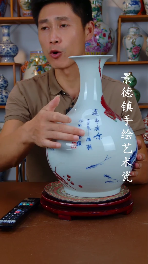 现代景德镇手工手绘陶瓷摆件14