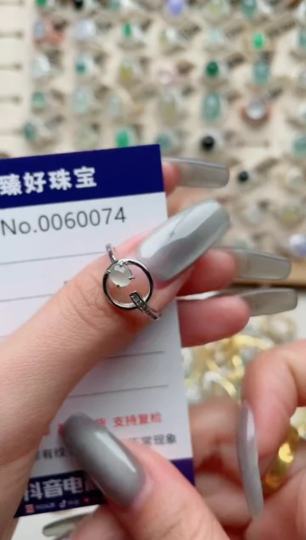 【闪购商品】翡翠戒指银S925镶嵌...........