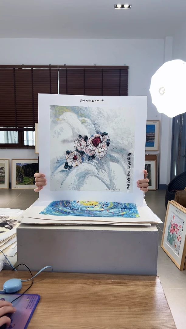 【闪购商品】版画限量亲签盖章版画S