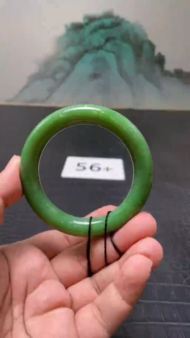未镶嵌手镯和田玉（碧玉）D**丹56+