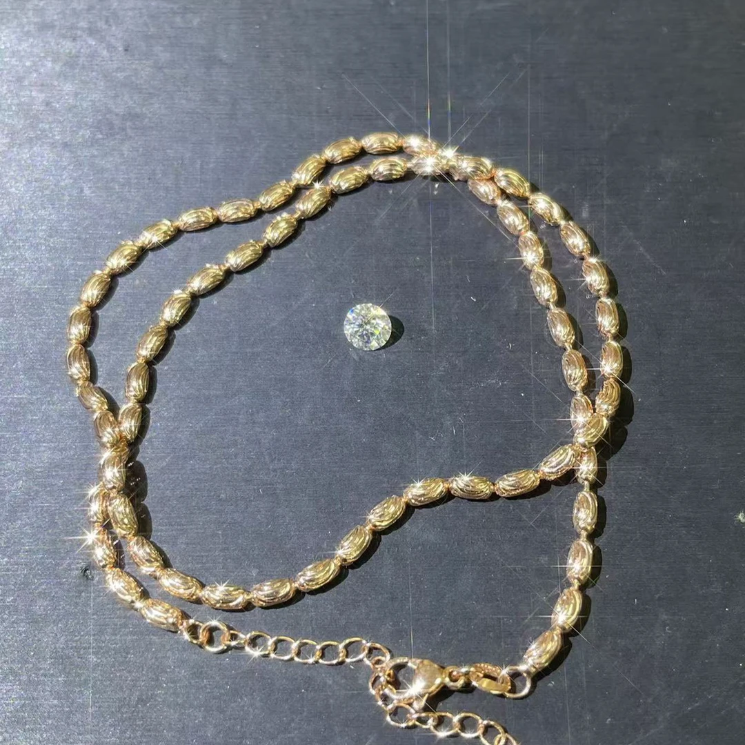 s715玫色长幻影项链多样性发货