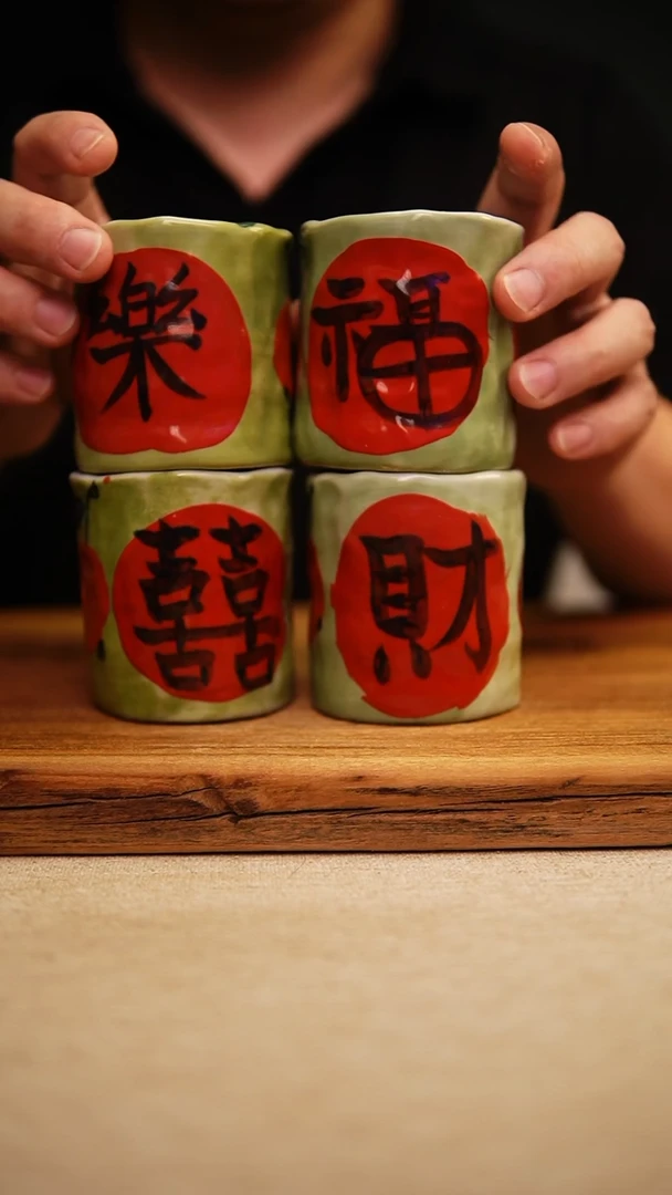 @@陶园瓷舍@@纯手工手绘@高温釉下彩