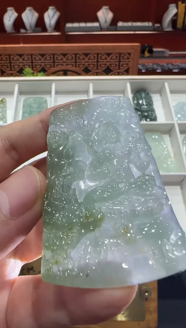 未镶嵌挂件翡翠A货翡翠多样性孤品