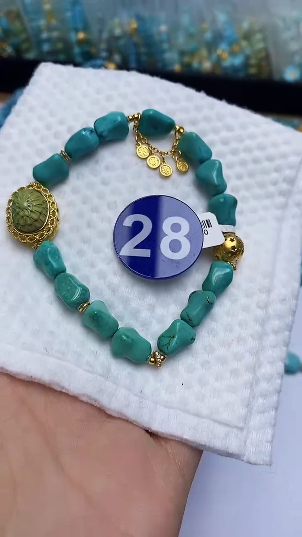 【闪购商品】绿松石手串未镶嵌28