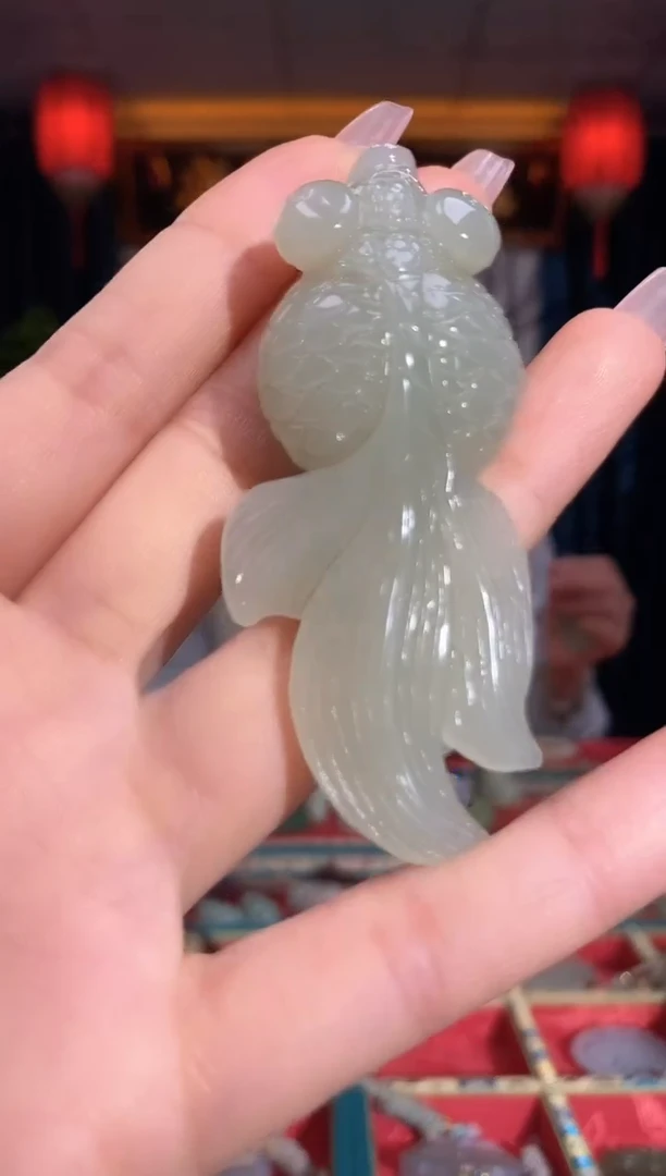 【闪购商品】和田玉颈饰未镶嵌锦鲤