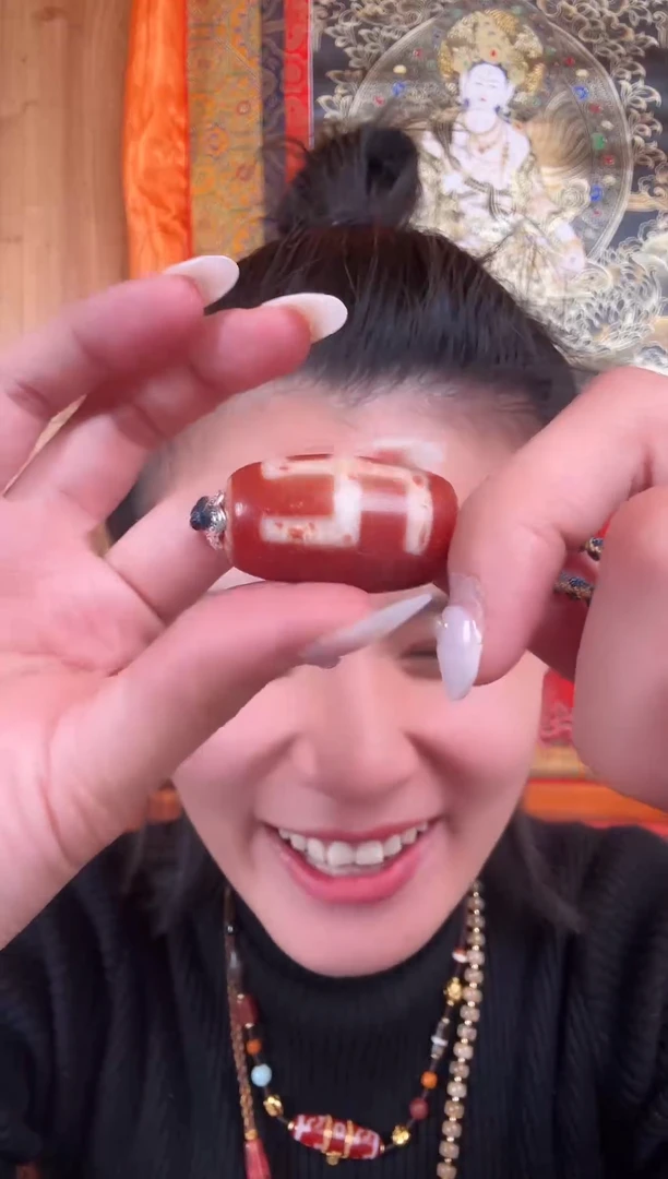 铁合金花岗石藏式风格珠串