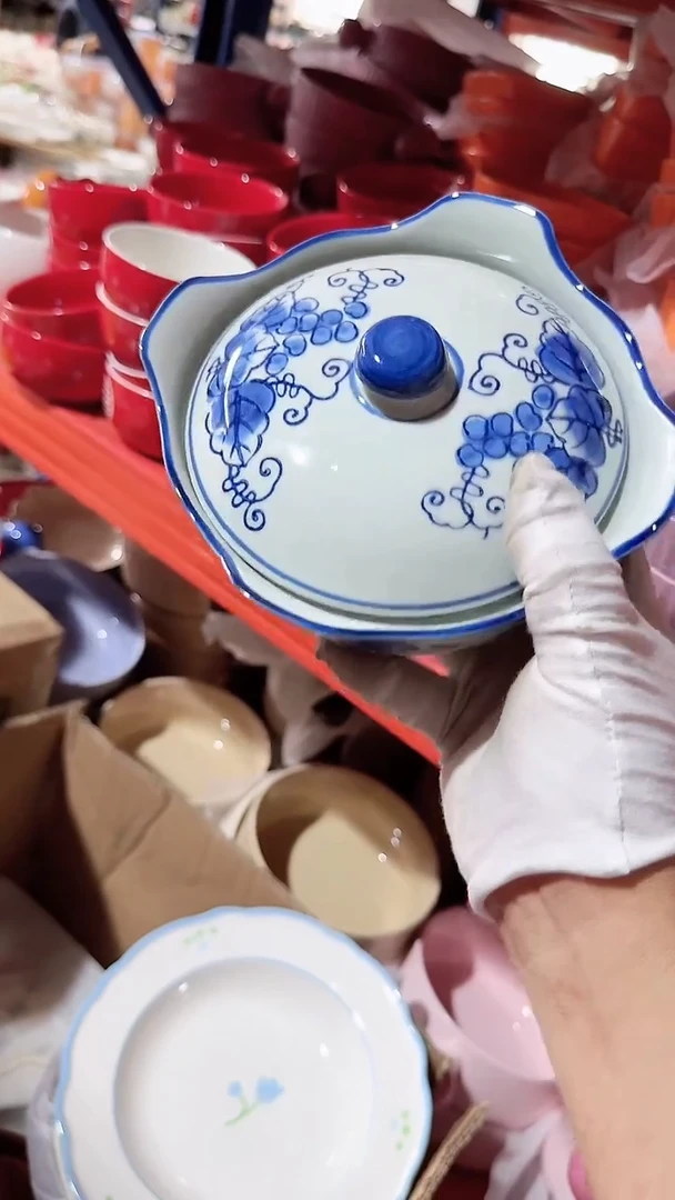 碗带盖炖盅 微瑕凑满20元包邮