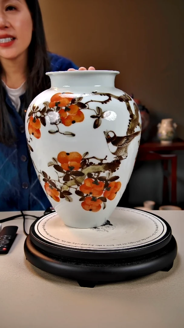 摆件陶景德镇手绘陶瓷23