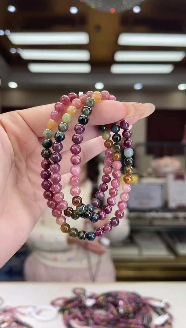 【闪购商品】碧玺/未镶嵌5mm+碧玺多圈多样性发货