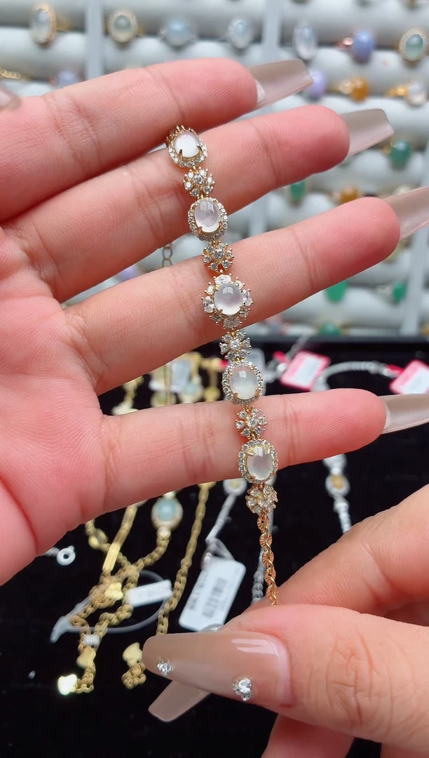 银S925镶嵌戒指翡翠.