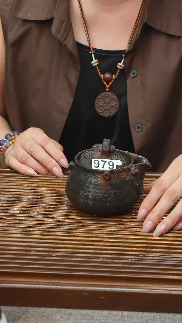 万古烧粗陶手工茶具