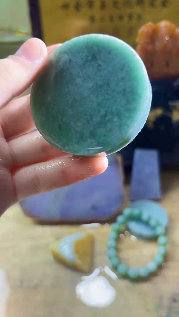 未镶嵌挂件翡翠A货小璀4300