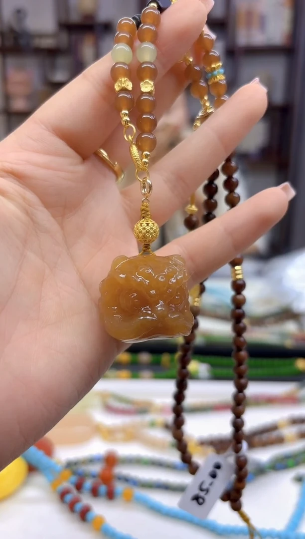 【闪购商品】和田玉（糖玉）毛衣链未镶嵌M546