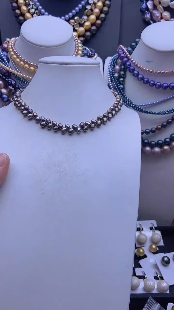 淡水珍珠未镶嵌颈饰1