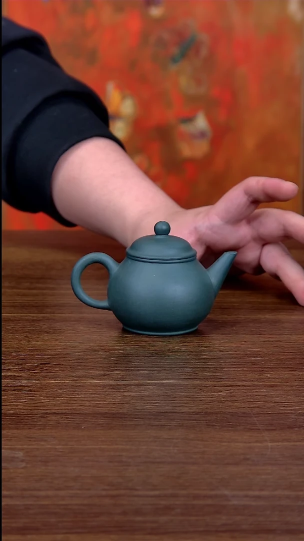 【闪购商品】紫砂茶壶龙印标 绿芭乐