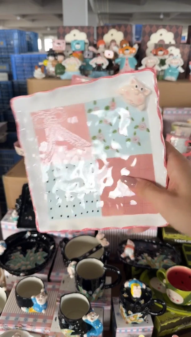 陶瓷【唯品瓷】手工手绘陶瓷直播间