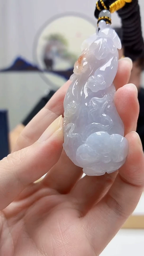 未镶嵌定制翡翠5060zm-毛货挂件63