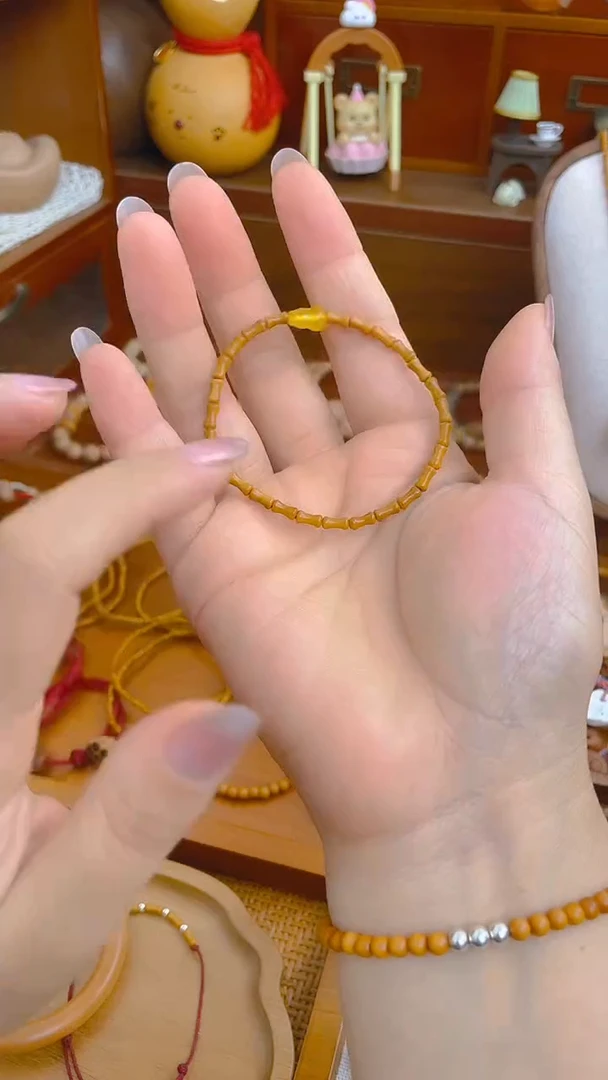 手串/手链核桃竹节手串一物一拍黄葫芦款
