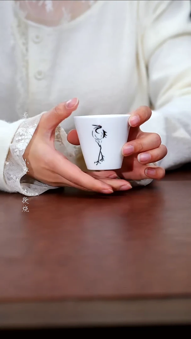 陶瓷汉白鸿运当头鹤(画面随机发）