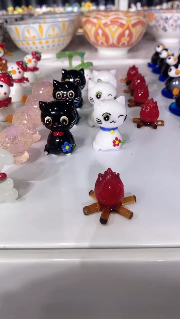 手工艺品琉璃篝火