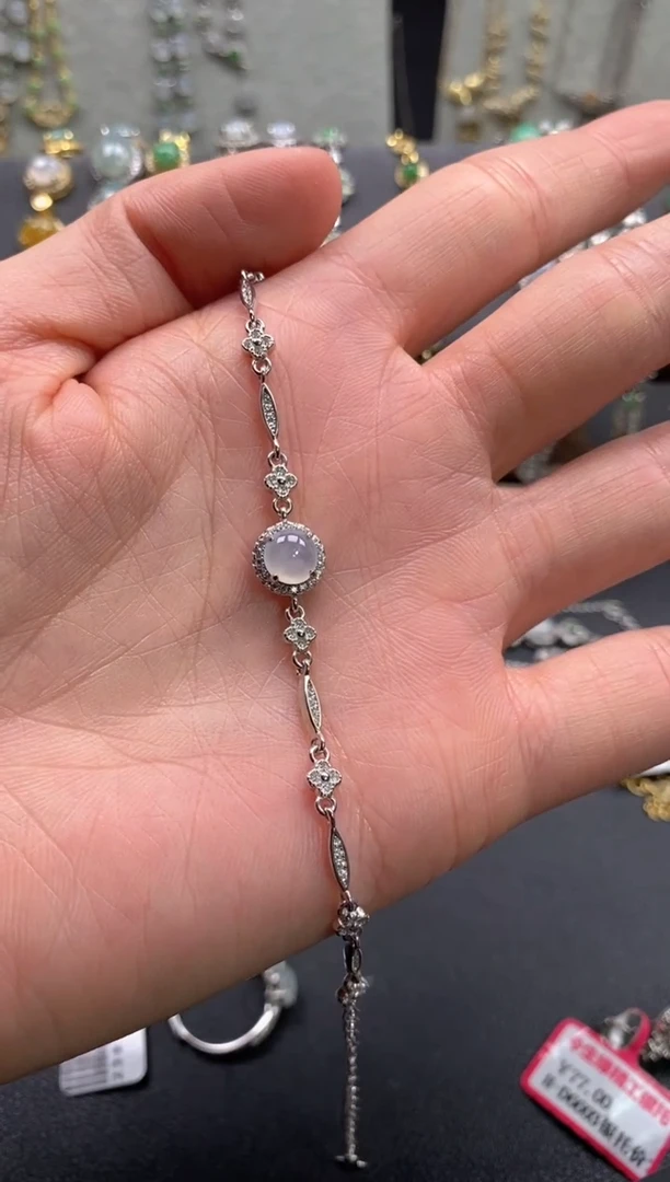 【闪购商品】翡翠戒指银S925镶嵌111111-1