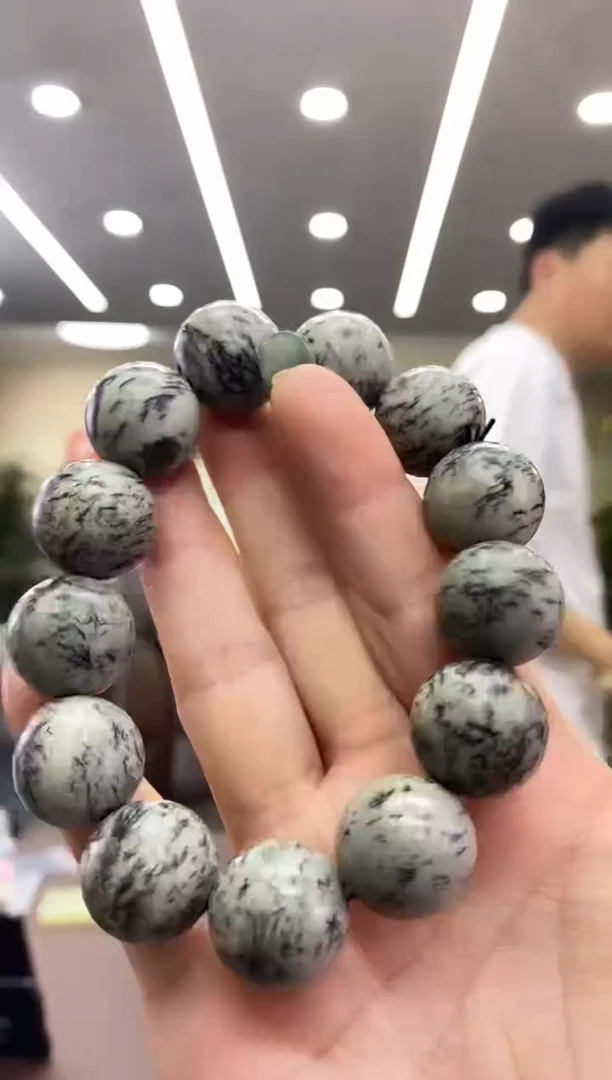 未镶嵌手链透闪石质玉手串