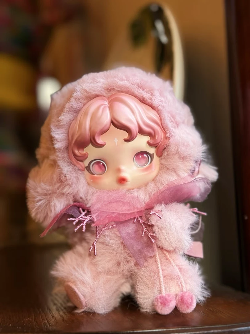 SKULLPANDA光织园系列SP搪胶脸毛绒挂件公仔盲盒潮玩礼物