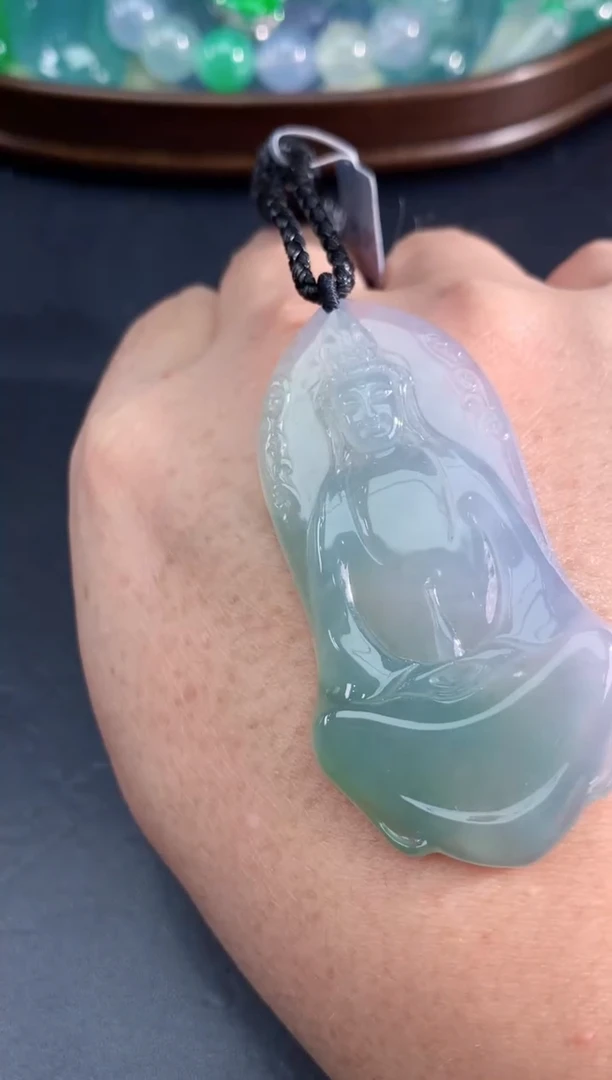 颈饰未镶嵌翡翠天然A货翡翠